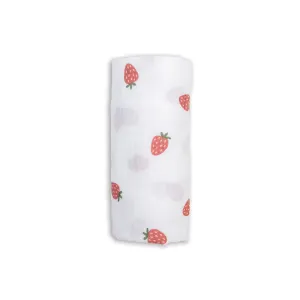 Strawberries Swaddle Blanket