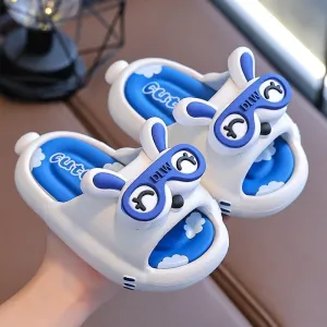 Summer Children's Cartoon Slippers Boys and Girls Feel Baby Non-Slip Soft Bottom Home Indoor Bath Outdoor Wear