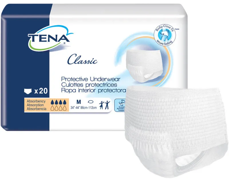 TENA® Classic Protective Incontinence Underwear, Moderate Absorbency, Medium