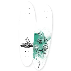 The Heated Wheel - Peter Hewitt Fiber Rider Polarizer 6.0 Skateboard Deck