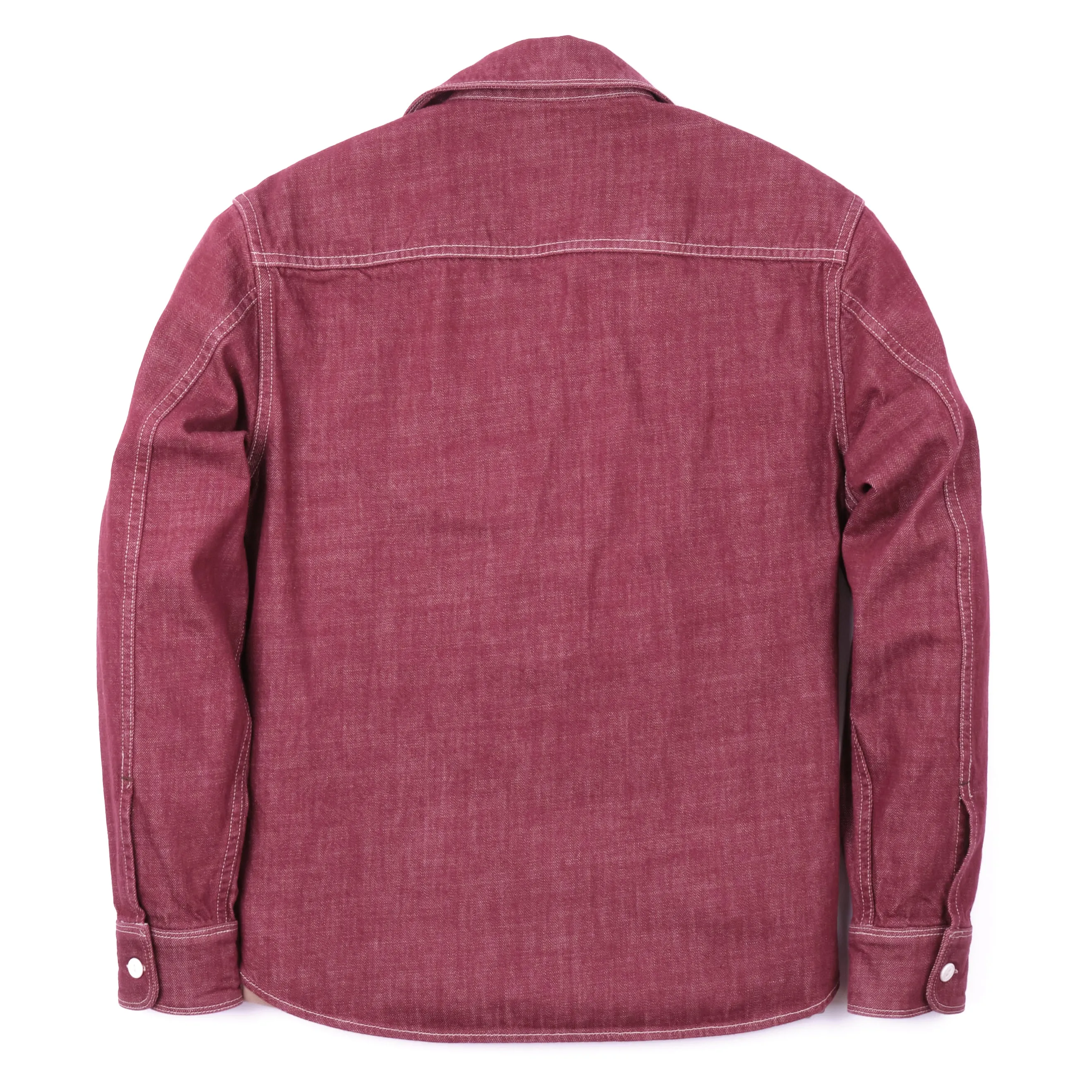 Thomson Camp Shirt, USA Cone Burgundy Denim (10oz)