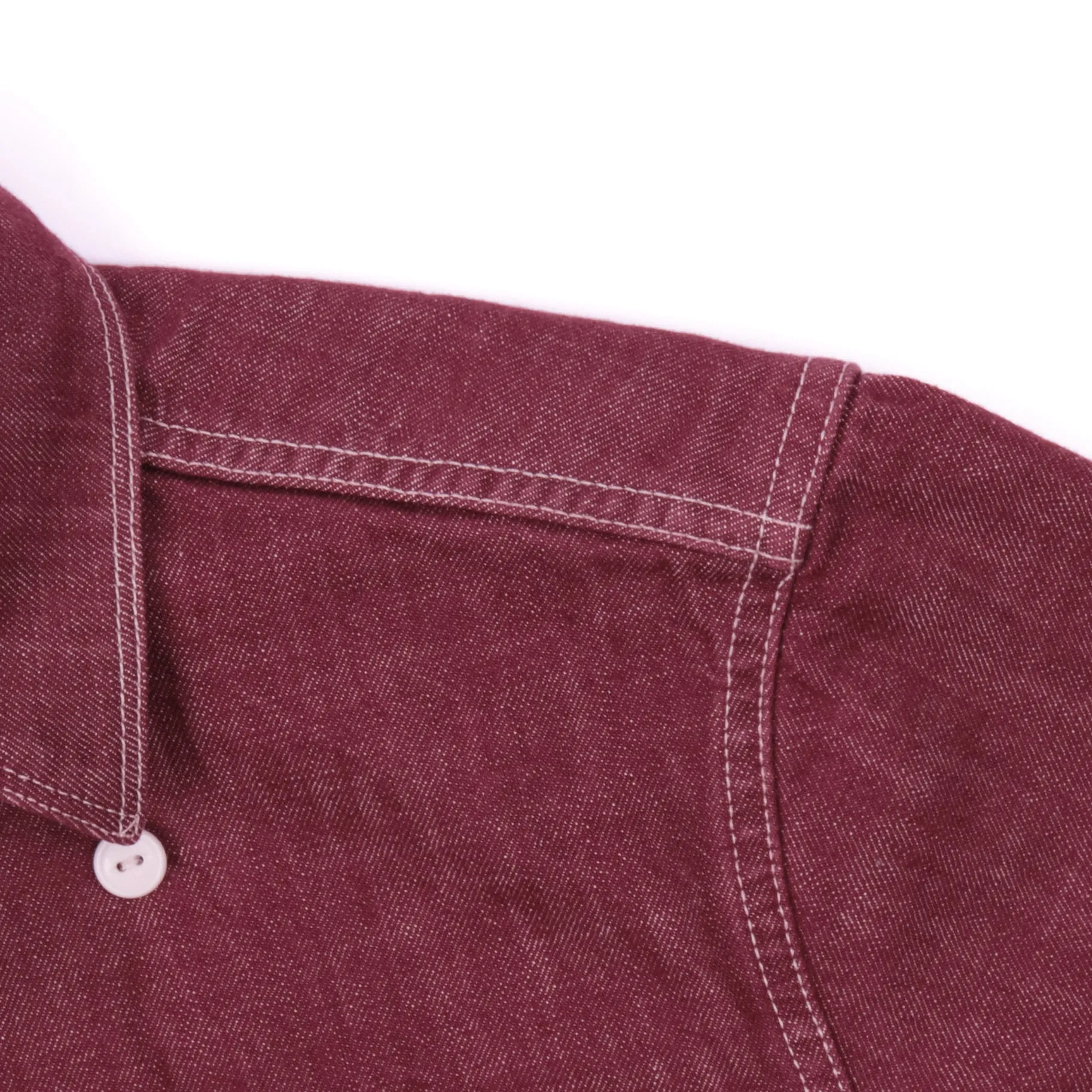 Thomson Camp Shirt, USA Cone Burgundy Denim (10oz)