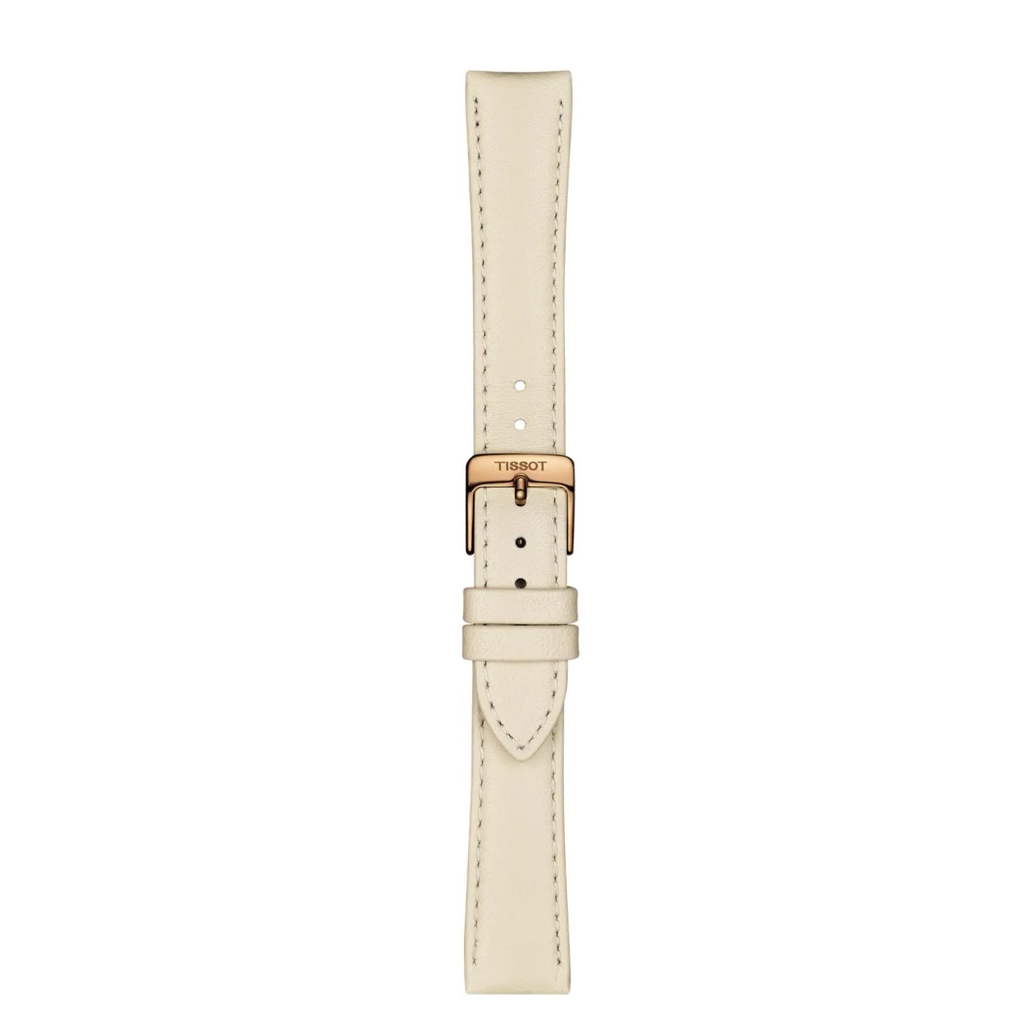 Tissot 16mm Bella Ora Beige Leather Strap