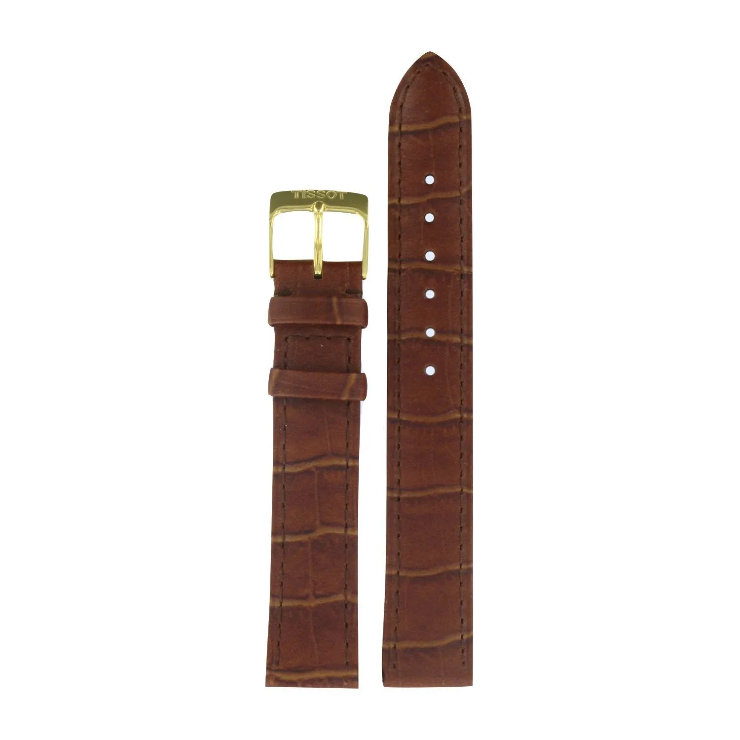 Tissot 17mm Helena Brown Leather Strap