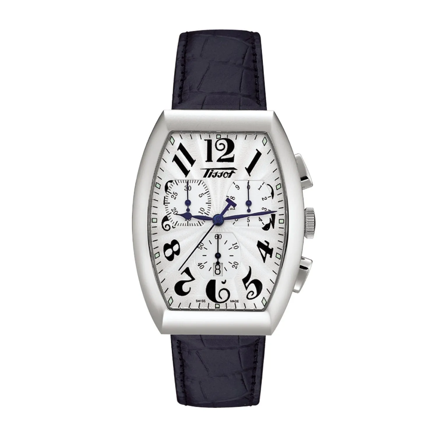 Tissot 18mm Porto Black Leather Strap without Buckle