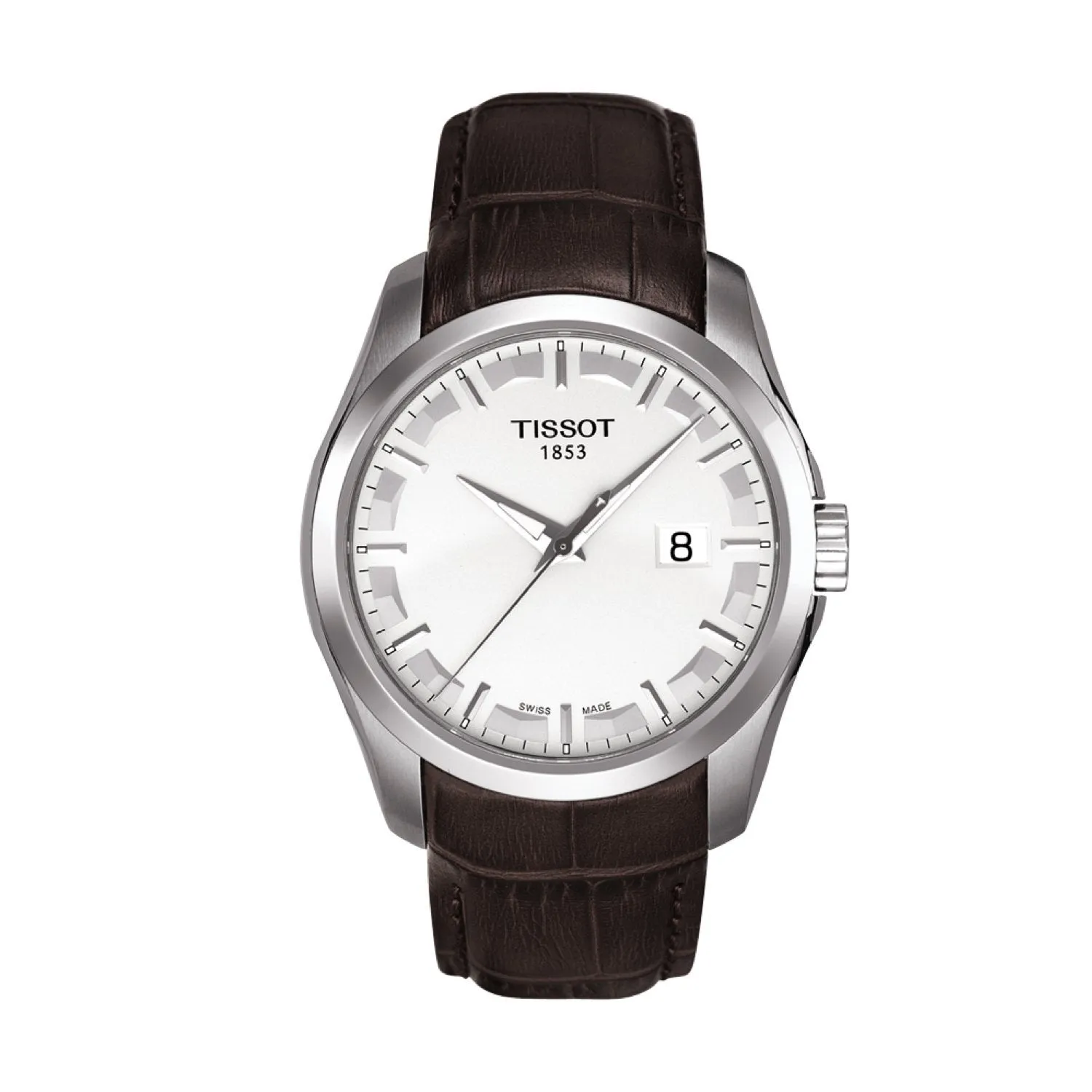 Tissot 22mm Brown Leather Strap