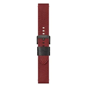 Tissot 22mm Chrono XL Red Leather Strap