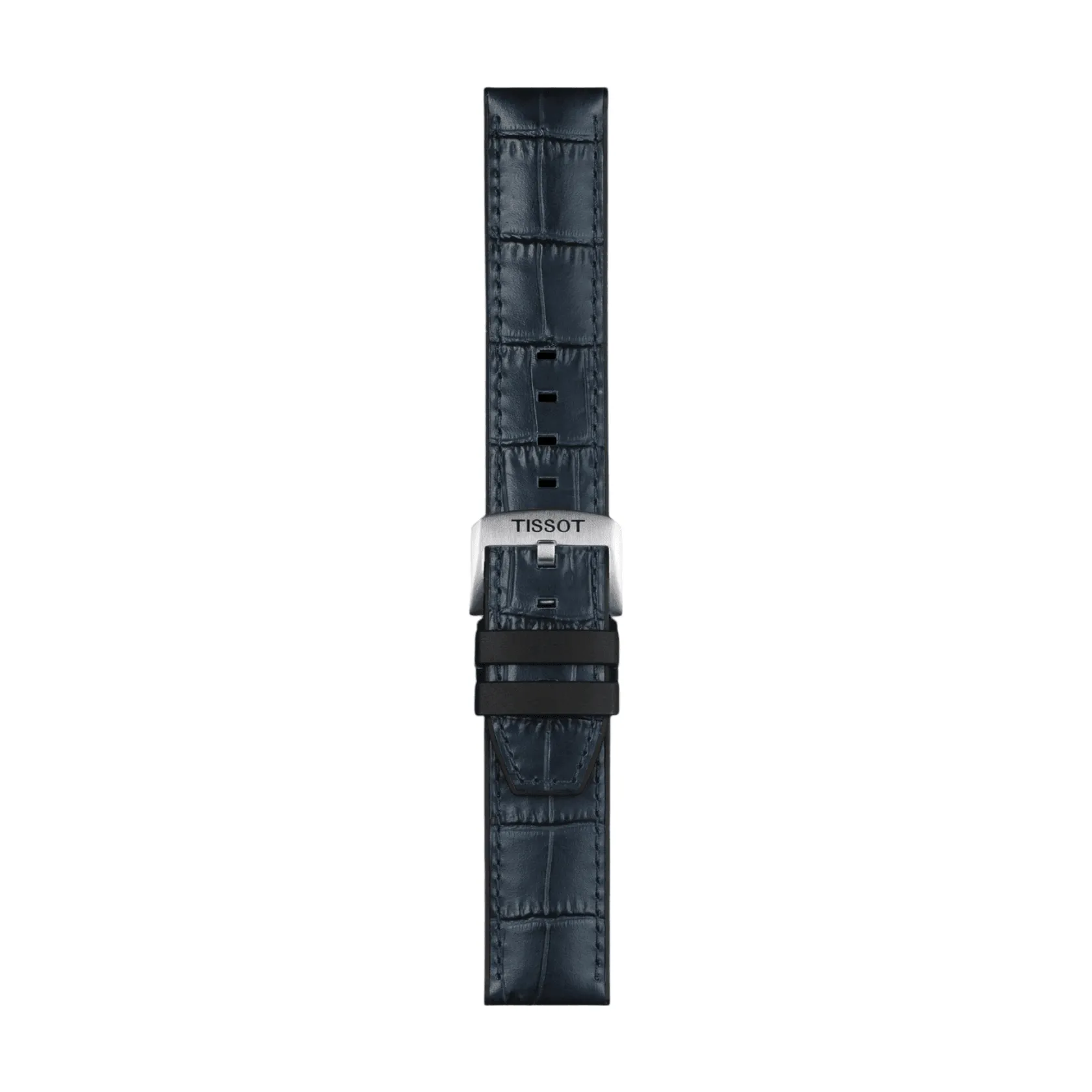 Tissot Official Blue Leather and Rubber Parts Strap Lugs 22 mm T852046765