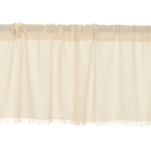 Tobacco Cloth Natural Valance (Choose Size)