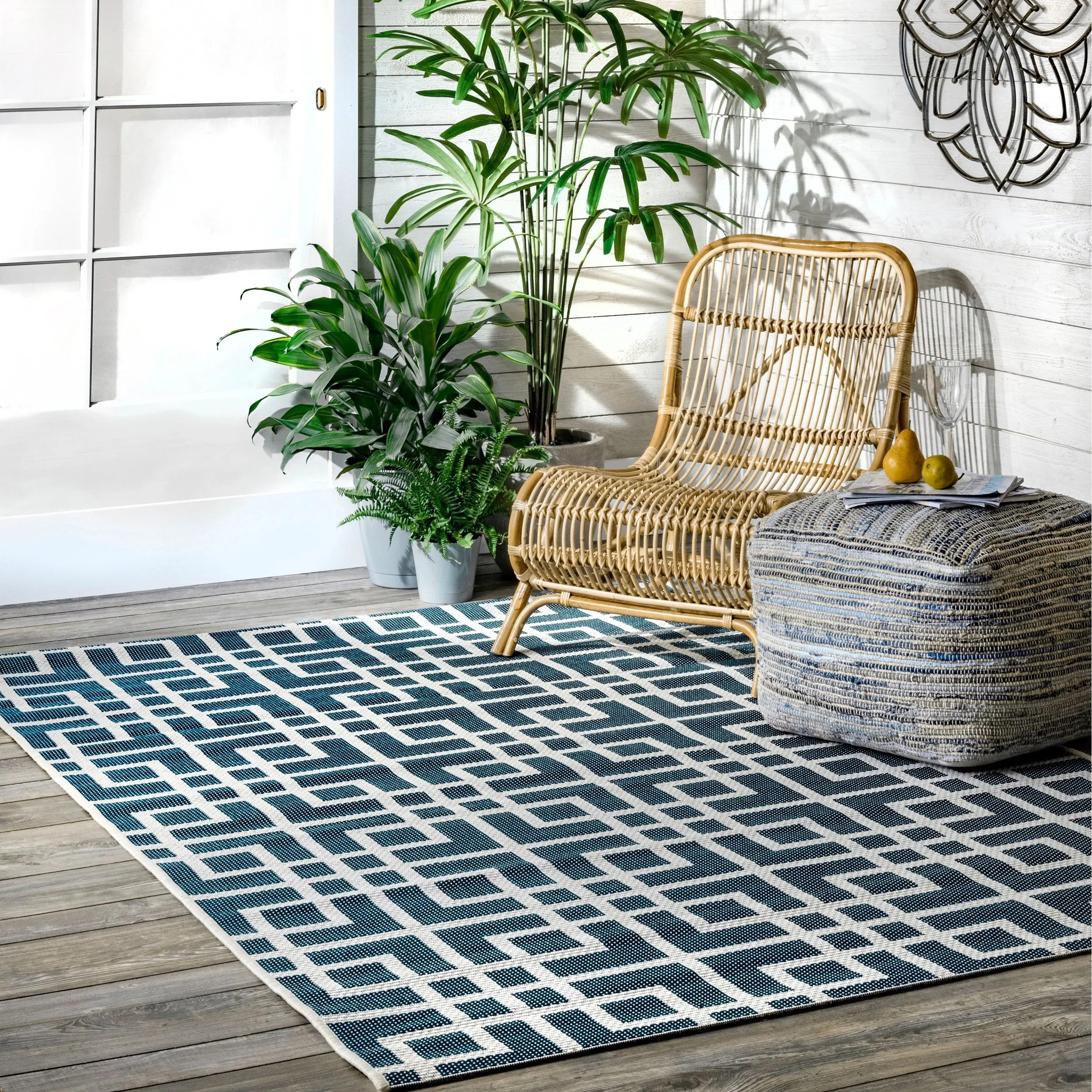 TRELLIS GEOMETRIC RUG