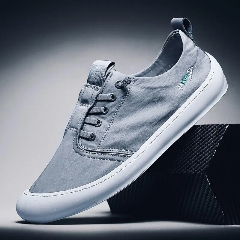 Trendy Men's Casual Deodorant Breathable Sports Ice Silk Cloth Shoes