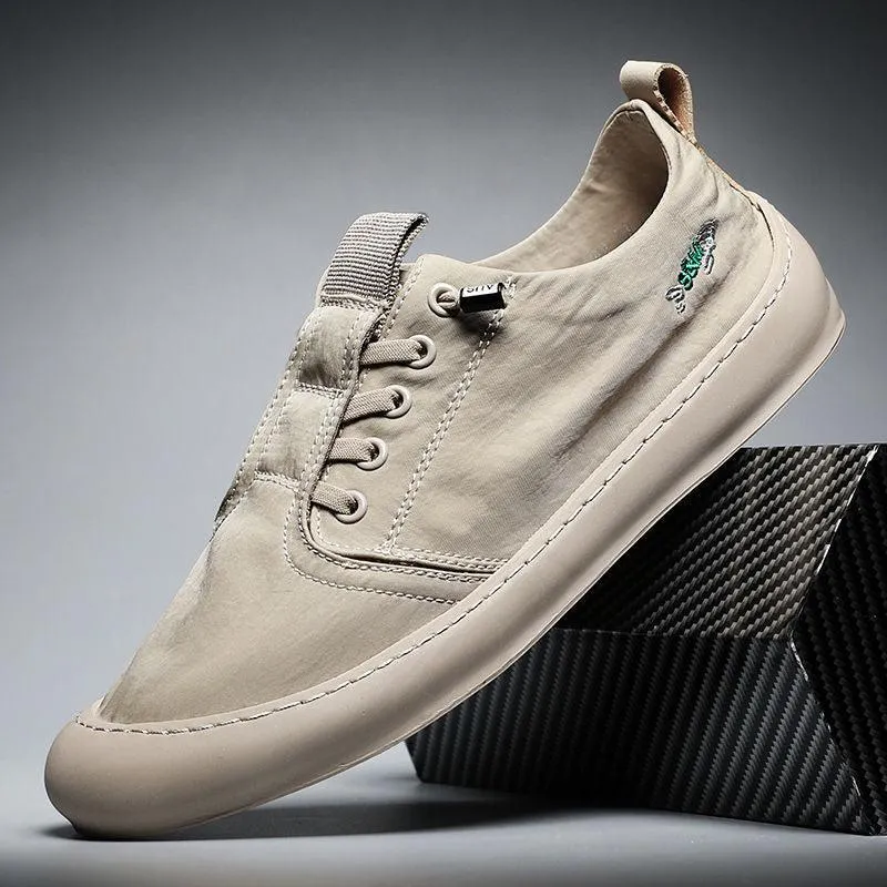 Trendy Men's Casual Deodorant Breathable Sports Ice Silk Cloth Shoes