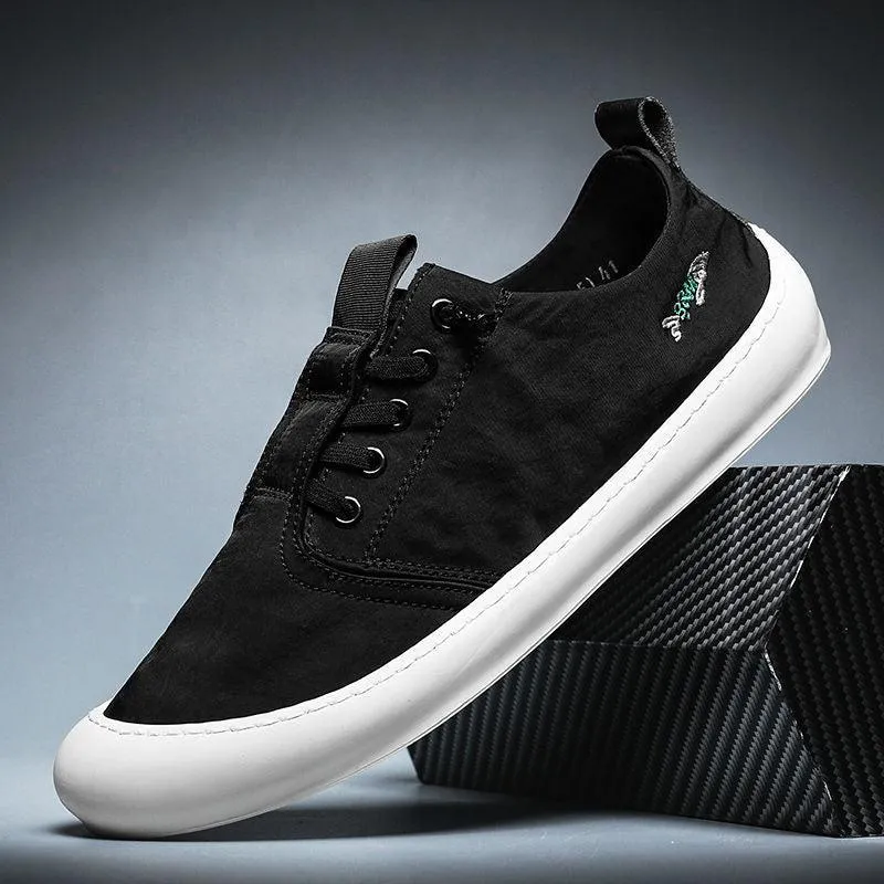Trendy Men's Casual Deodorant Breathable Sports Ice Silk Cloth Shoes