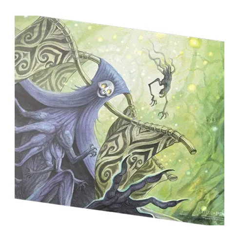 Ultra Pro: Duskmourn Playmat Mythic Cycle Green for Magic: The Gathering