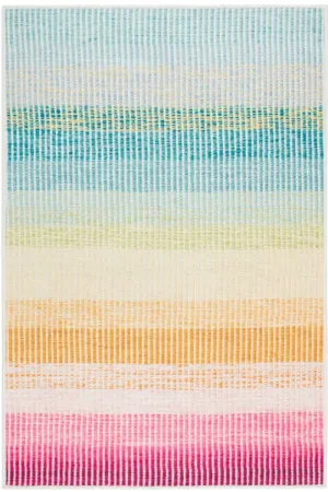 Watercolor Horizon Multi Machine  Washable Rugs