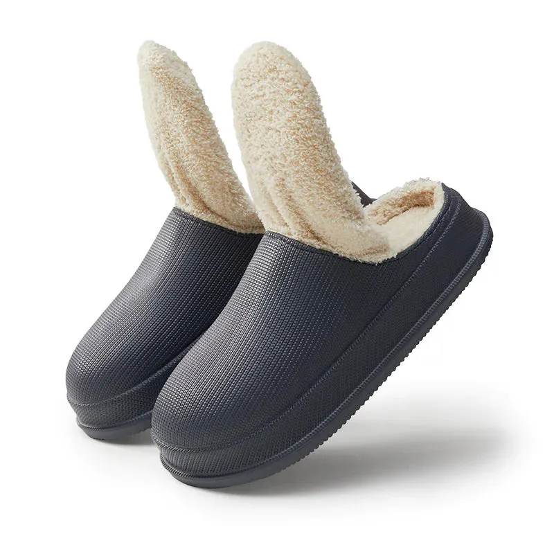 Waterproof Warm Non-Slip Cotton Slippers