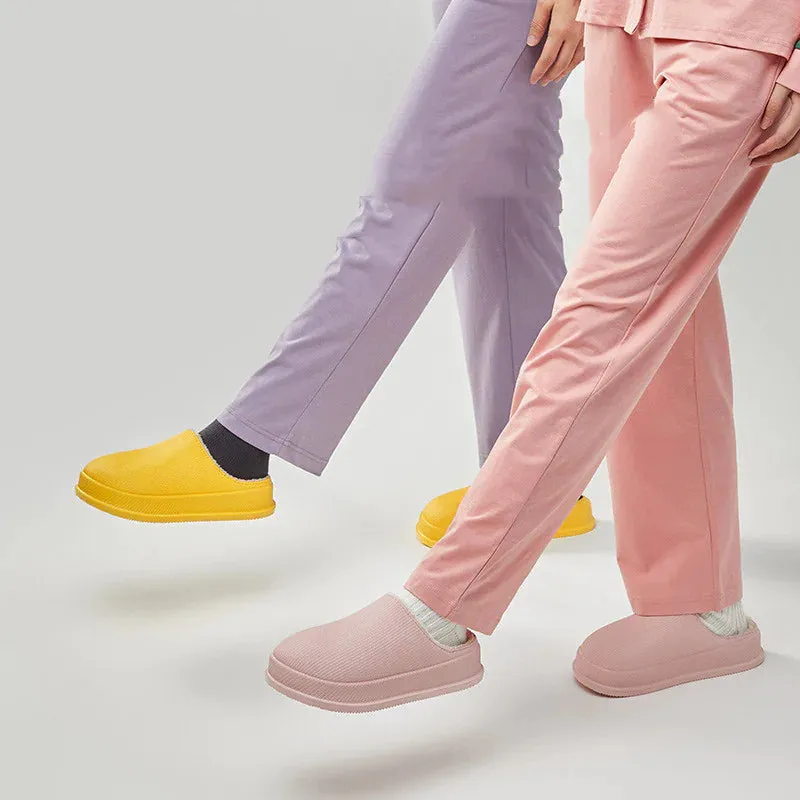 Waterproof Warm Non-Slip Cotton Slippers