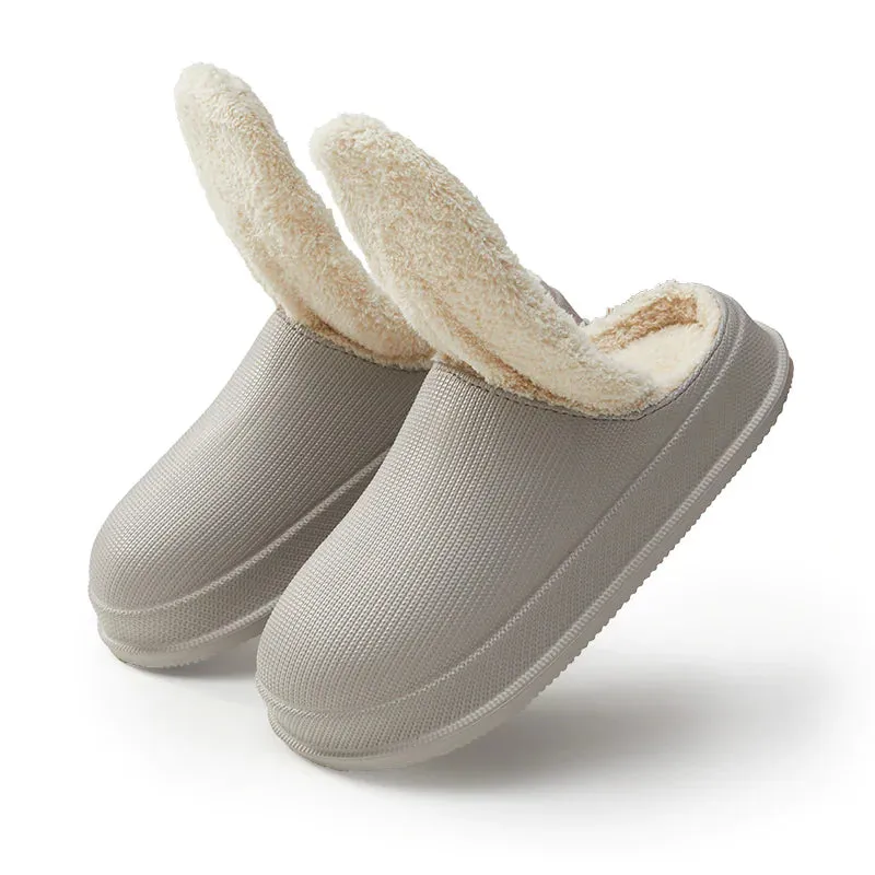 Waterproof Warm Non-Slip Cotton Slippers