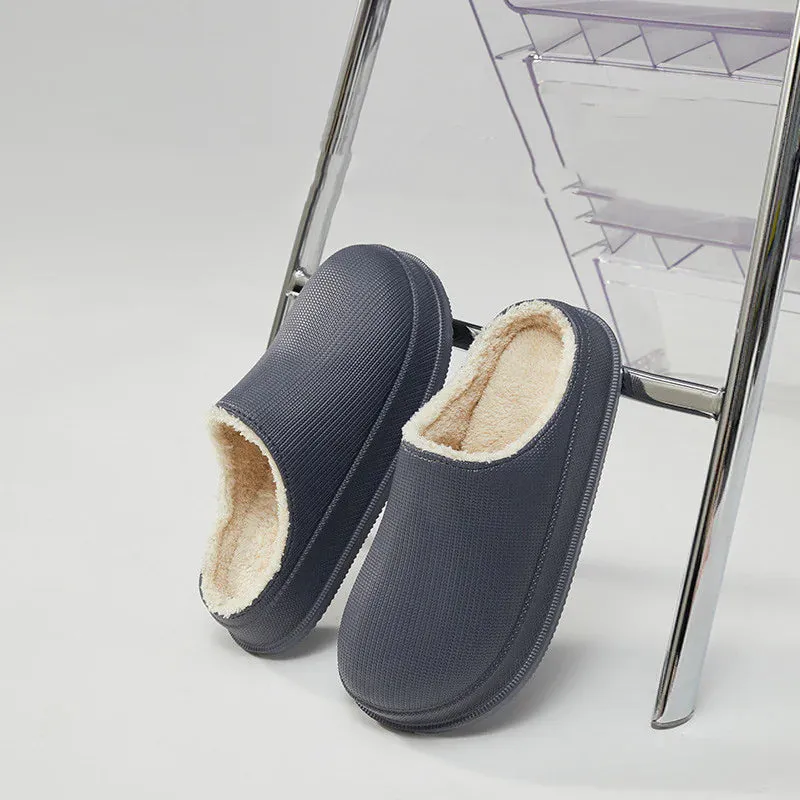 Waterproof Warm Non-Slip Cotton Slippers