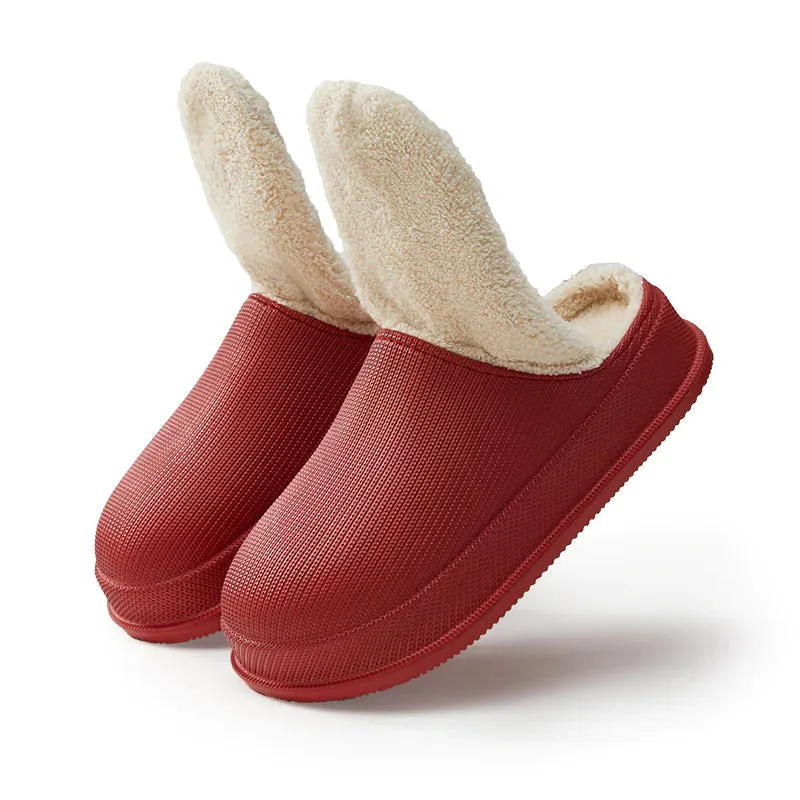 Waterproof Warm Non-Slip Cotton Slippers