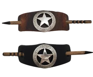Western Concho Hair Barrettes
