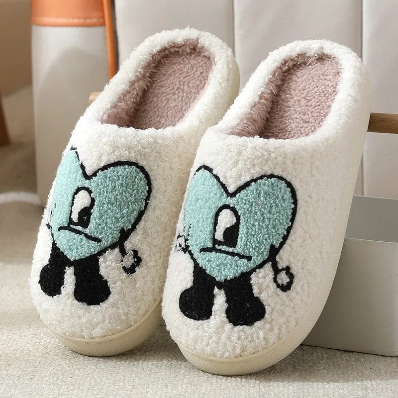 Women's Heart Pattern Slippers