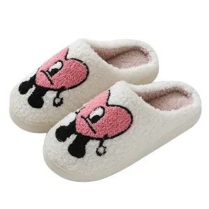 Women's Heart Pattern Slippers
