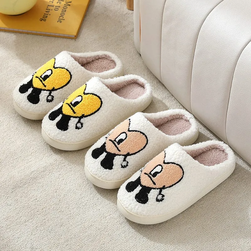 Women's Heart Pattern Slippers