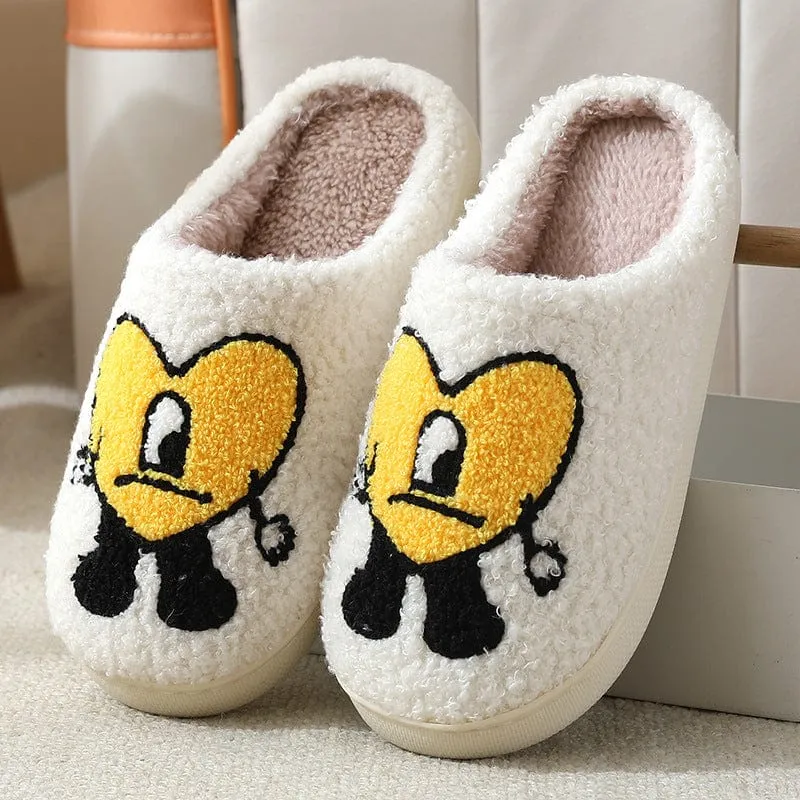 Women's Heart Pattern Slippers