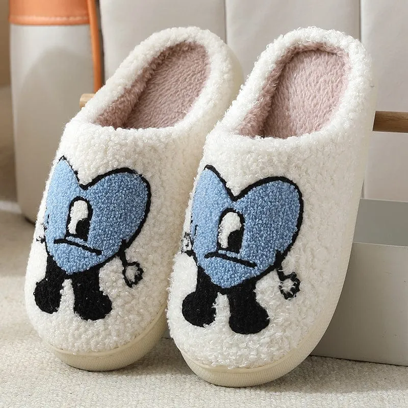 Women's Heart Pattern Slippers