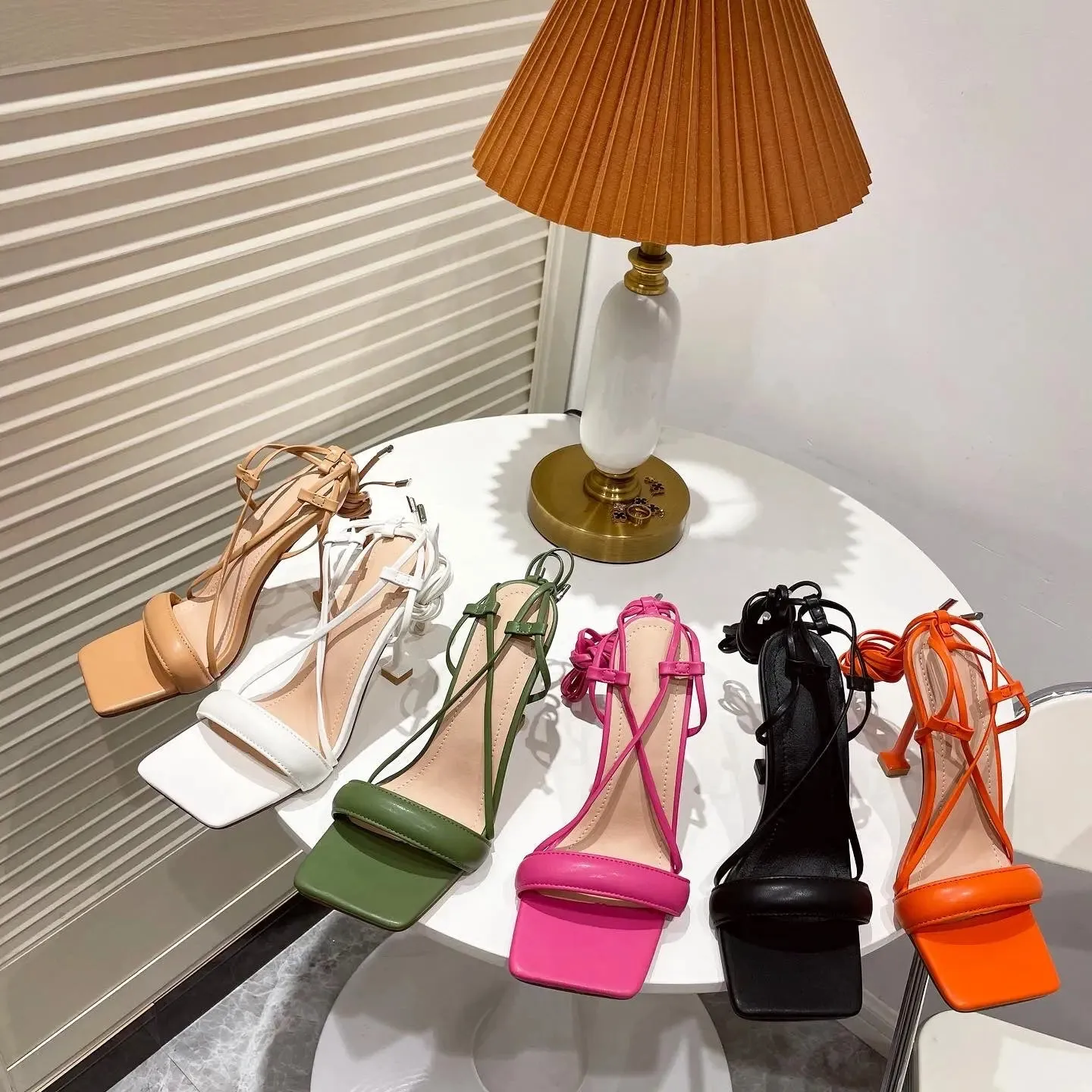 Women's strappy chic  highheel Sandals