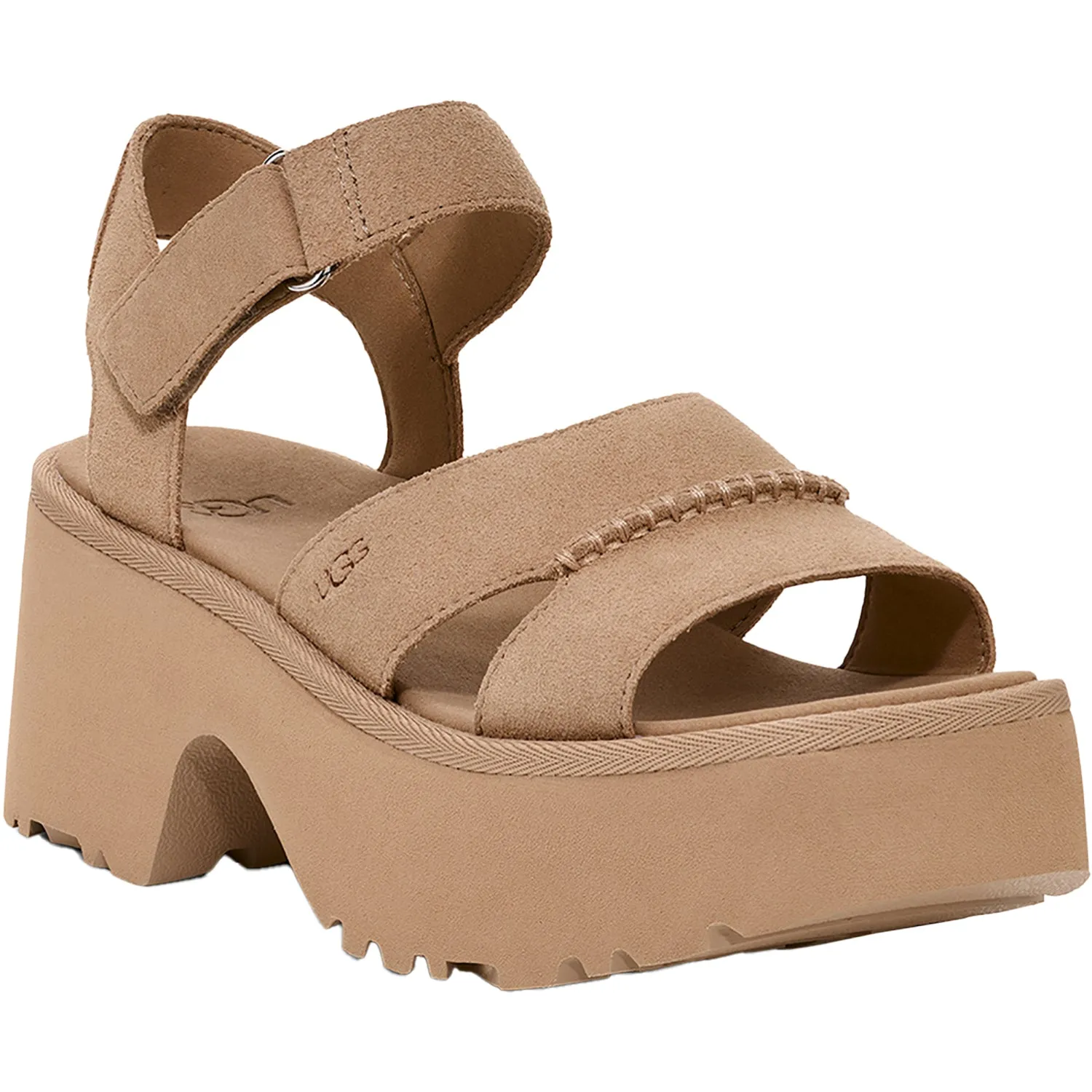 Women's Ugg New Heights Ankle Strap Mustard Seed
