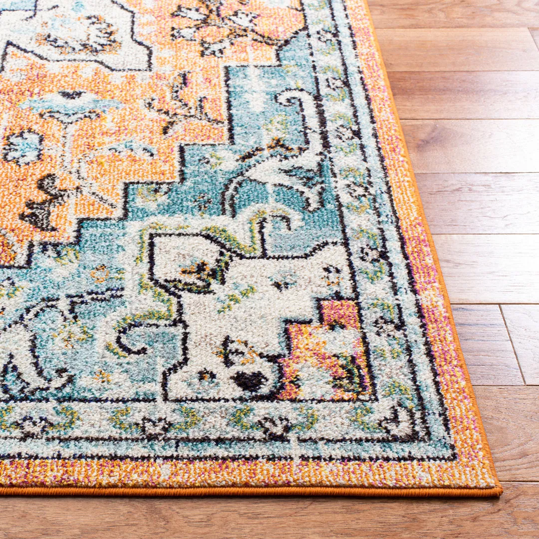 Yedidalga Performance Oriental Rug Bungalow Rose Rug Size: Round 6'7"
