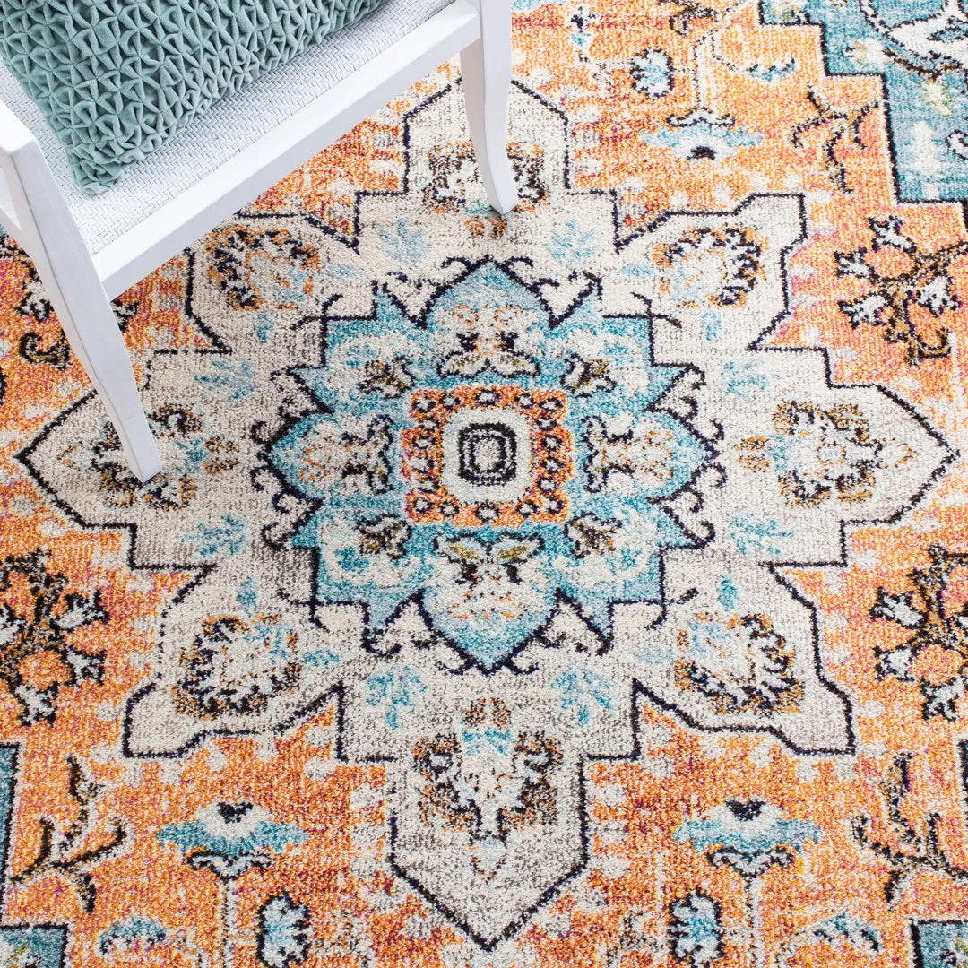Yedidalga Performance Oriental Rug Bungalow Rose Rug Size: Round 6'7"