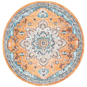 Yedidalga Performance Oriental Rug Bungalow Rose Rug Size: Round 6'7"