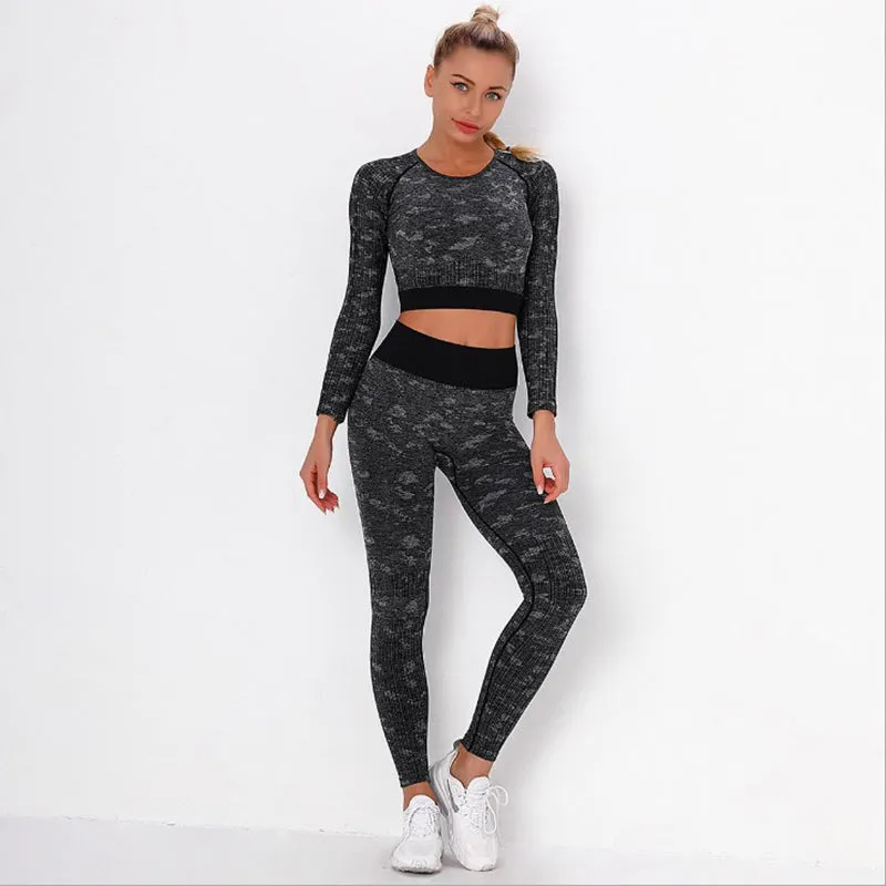 Yoga Long Shirts Suit