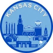 z STICKER - KC SKYLINE BLUE