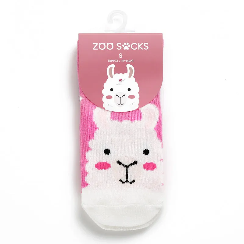 Zoo Llama Non-Slip Socks V1294